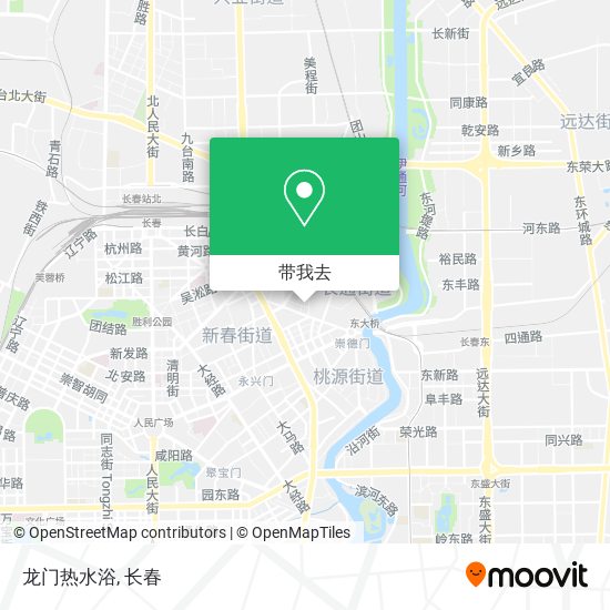 龙门热水浴地图