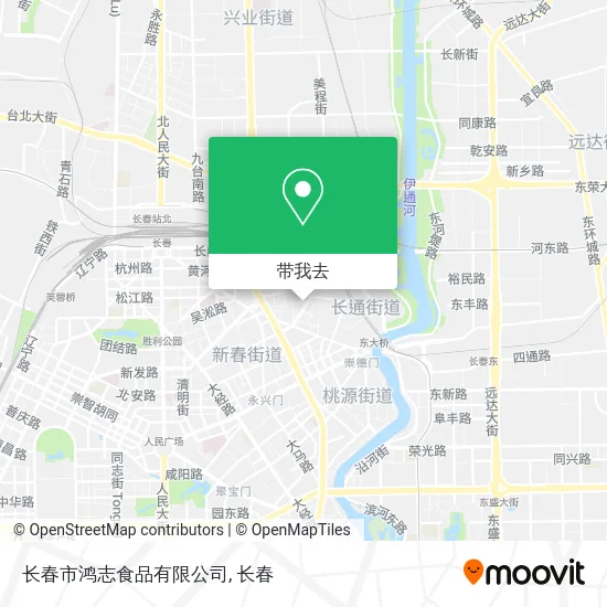长春市鸿志食品有限公司地图
