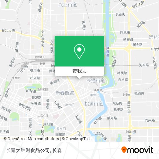 长青大胜财食品公司地图