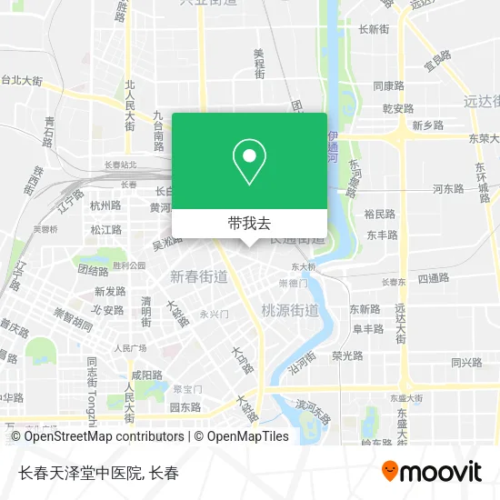 长春天泽堂中医院地图