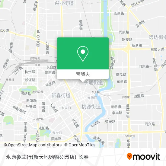 永康参茸行(新天地购物公园店)地图