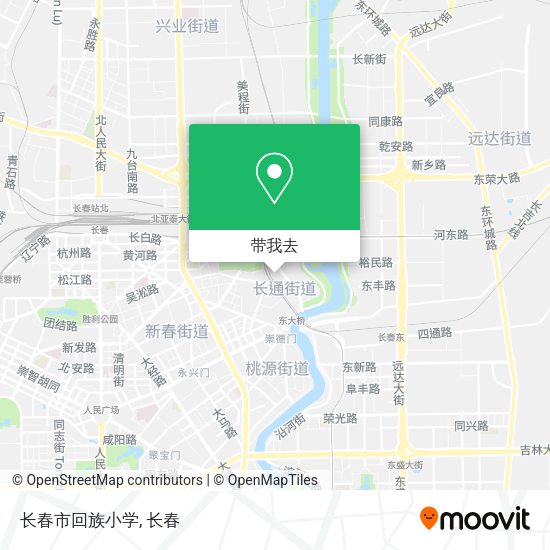 长春市回族小学地图