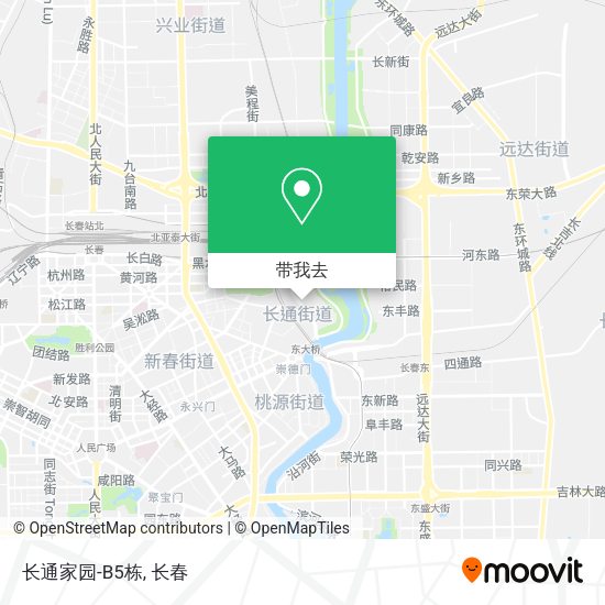 长通家园-B5栋地图