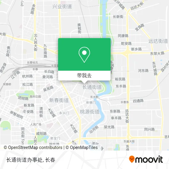 长通街道办事处地图