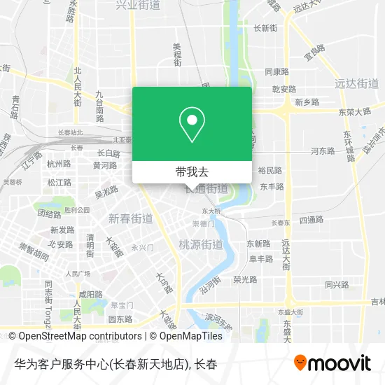 华为客户服务中心(长春新天地店)地图