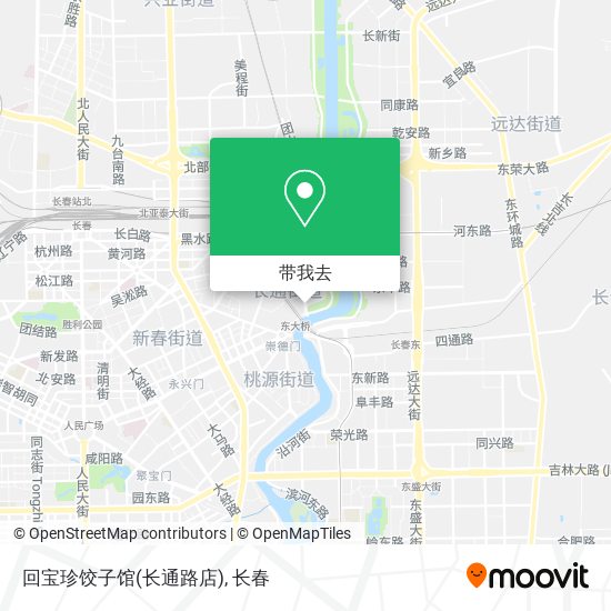 回宝珍饺子馆(长通路店)地图