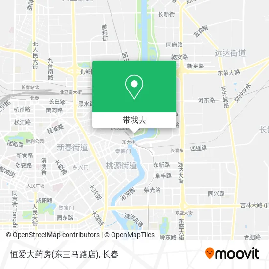 恒爱大药房(东三马路店)地图