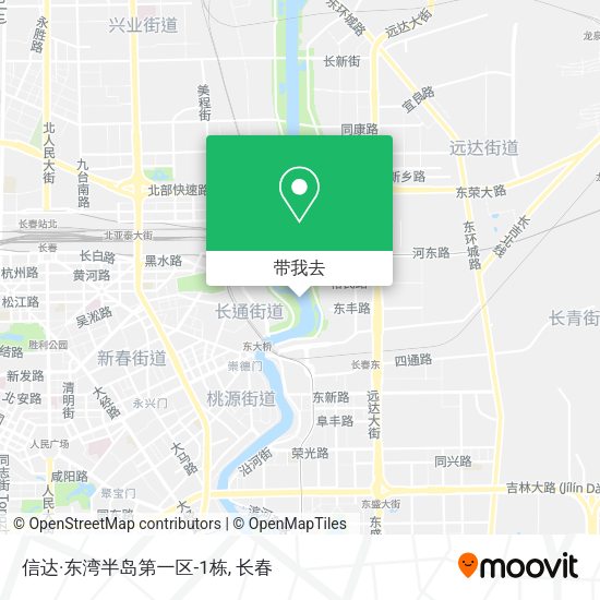 信达·东湾半岛第一区-1栋地图