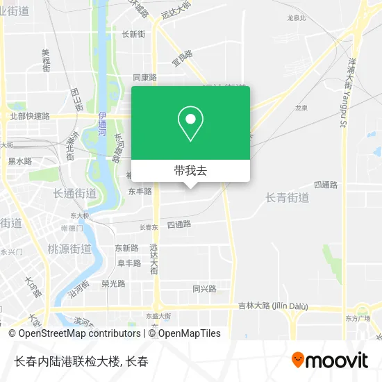 长春内陆港联检大楼地图