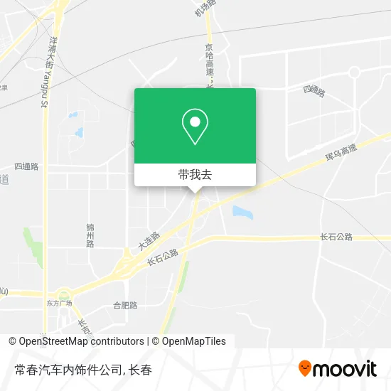 常春汽车内饰件公司地图