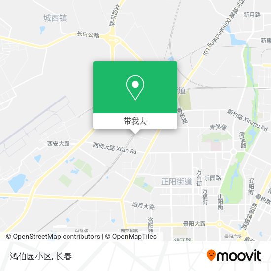 鸿伯园小区地图