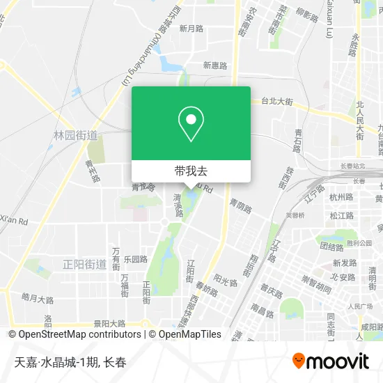 天嘉·水晶城-1期地图