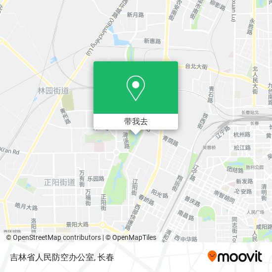 吉林省人民防空办公室地图
