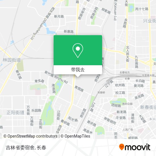 吉林省委宿舍地图
