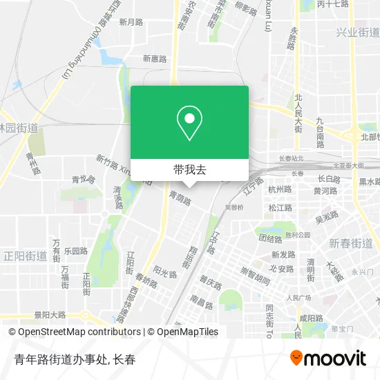 青年路街道办事处地图