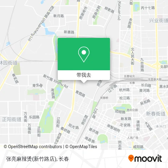 张亮麻辣烫(新竹路店)地图