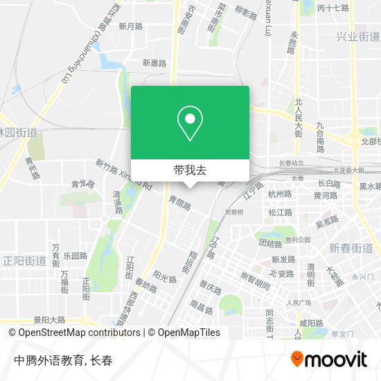 中腾外语教育地图