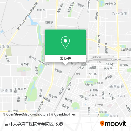 吉林大学第二医院青年院区地图