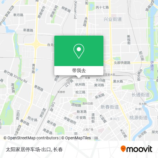 太阳家居停车场-出口地图