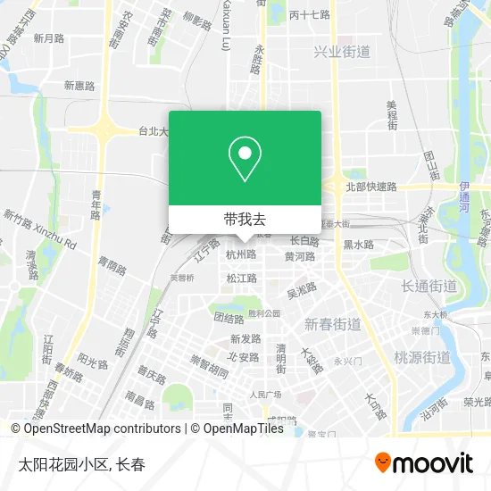 太阳花园小区地图