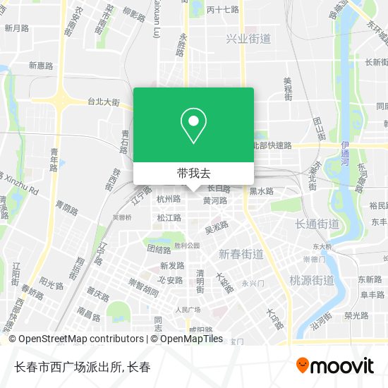 长春市西广场派出所地图