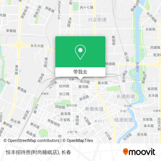 恒丰招待所(时尚睡眠店)地图