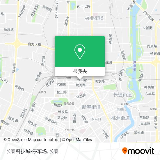 长春科技城-停车场地图