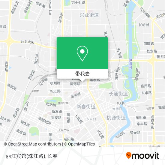 丽江宾馆(珠江路)地图