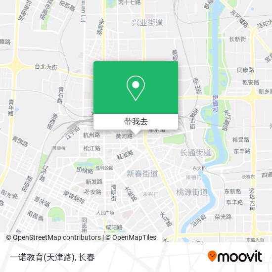 一诺教育(天津路)地图