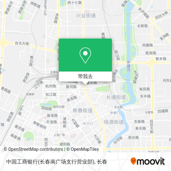 中国工商银行(长春南广场支行营业部)地图