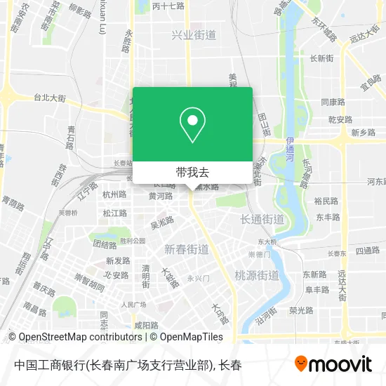 中国工商银行(长春南广场支行营业部)地图