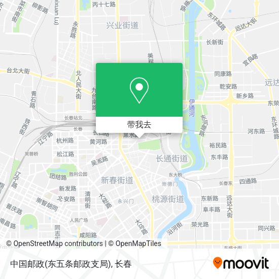 中国邮政(东五条邮政支局)地图