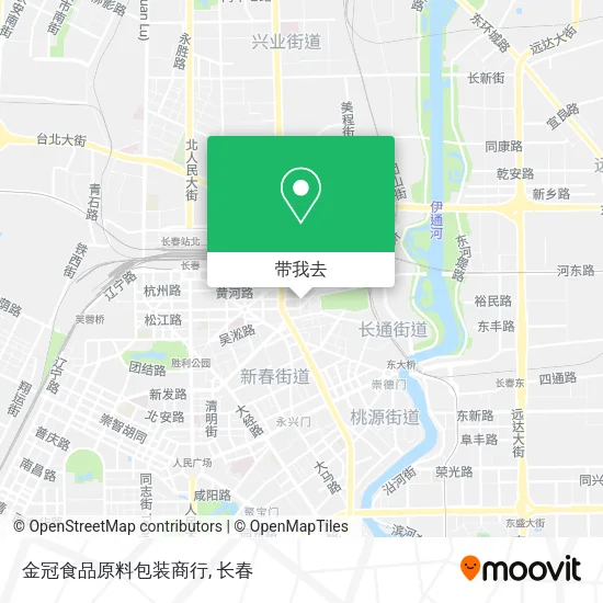 金冠食品原料包装商行地图