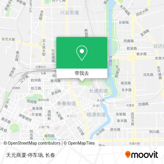 天元商厦-停车场地图