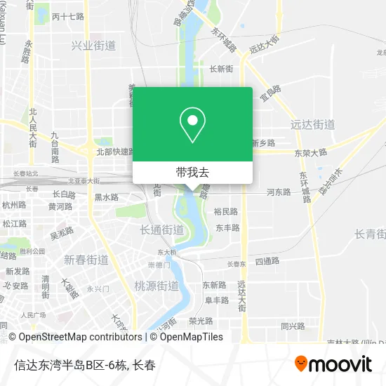 信达东湾半岛B区-6栋地图