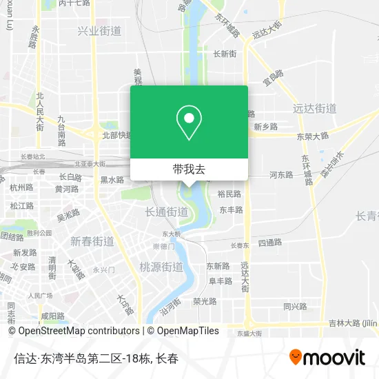 信达·东湾半岛第二区-18栋地图