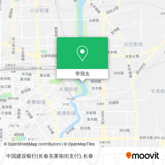 中国建设银行(长春东莱南街支行)地图