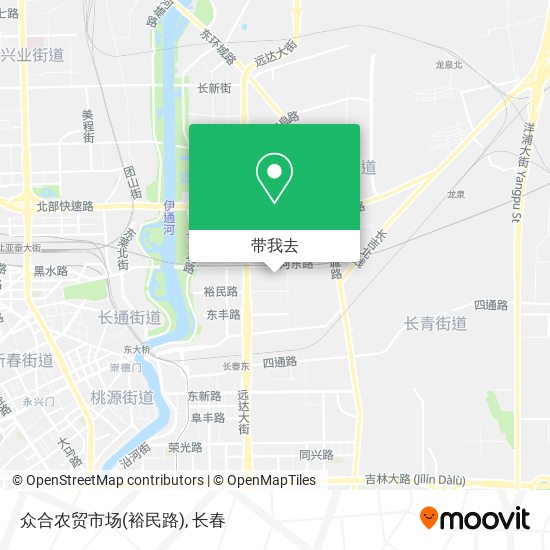 众合农贸市场(裕民路)地图