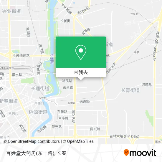 百姓堂大药房(东丰路)地图