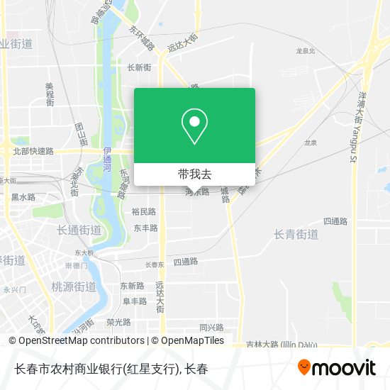 长春市农村商业银行(红星支行)地图