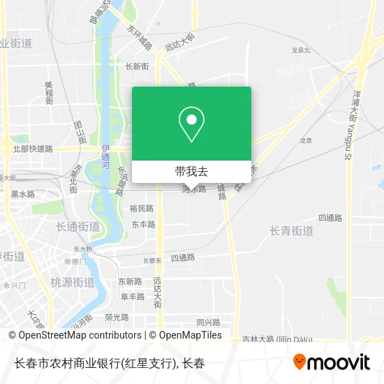 长春市农村商业银行(红星支行)地图