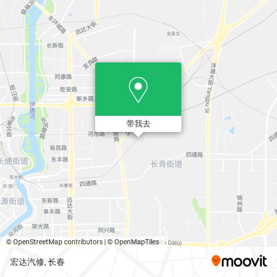 宏达汽修地图