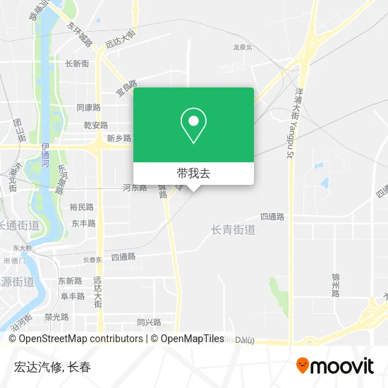 宏达汽修地图