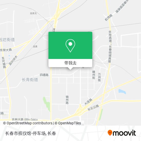 长春市殡仪馆-停车场地图