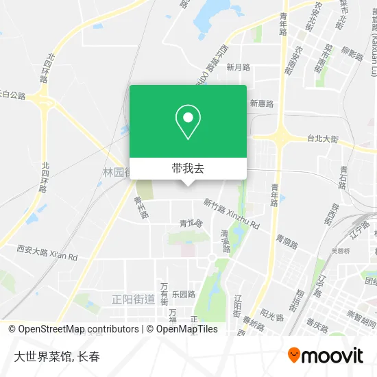大世界菜馆地图