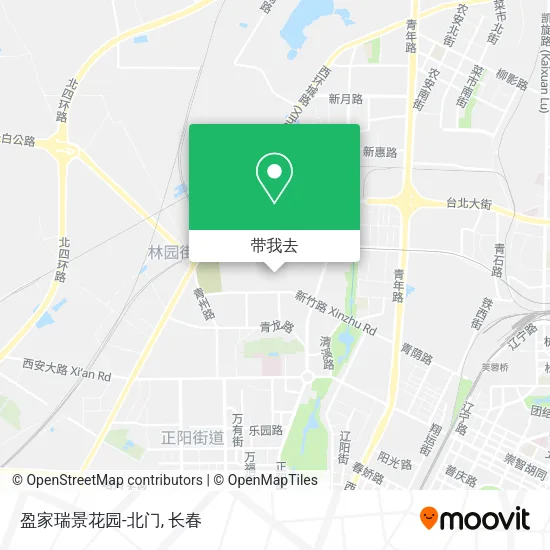 盈家瑞景花园-北门地图