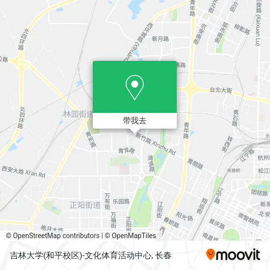 吉林大学(和平校区)-文化体育活动中心地图