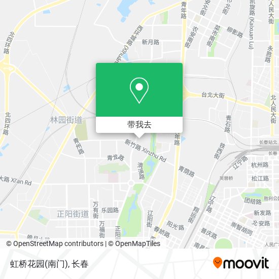 虹桥花园(南门)地图