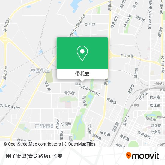 刚子造型(青龙路店)地图