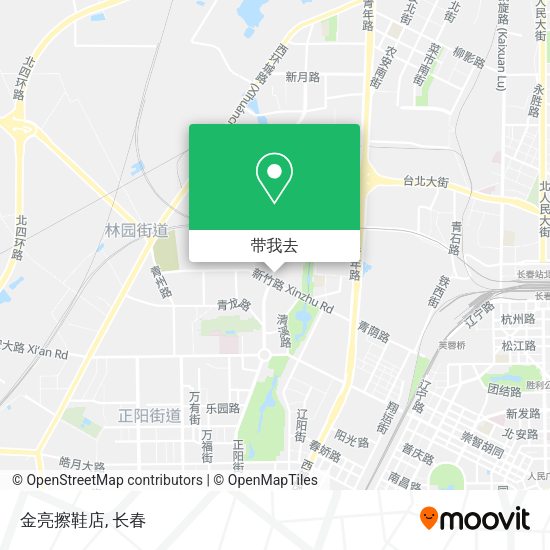 金亮擦鞋店地图